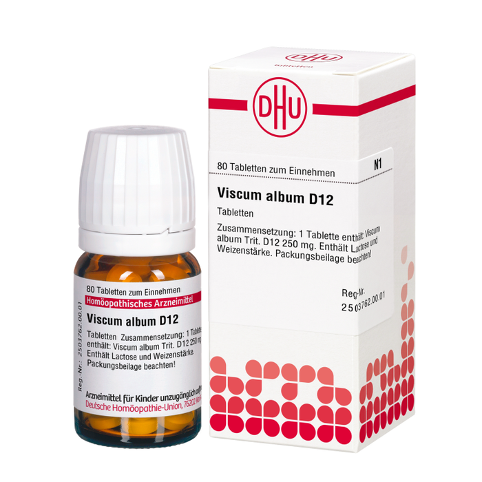 DHU Viscum album D12 Tabletten, 80 St. Tabletten