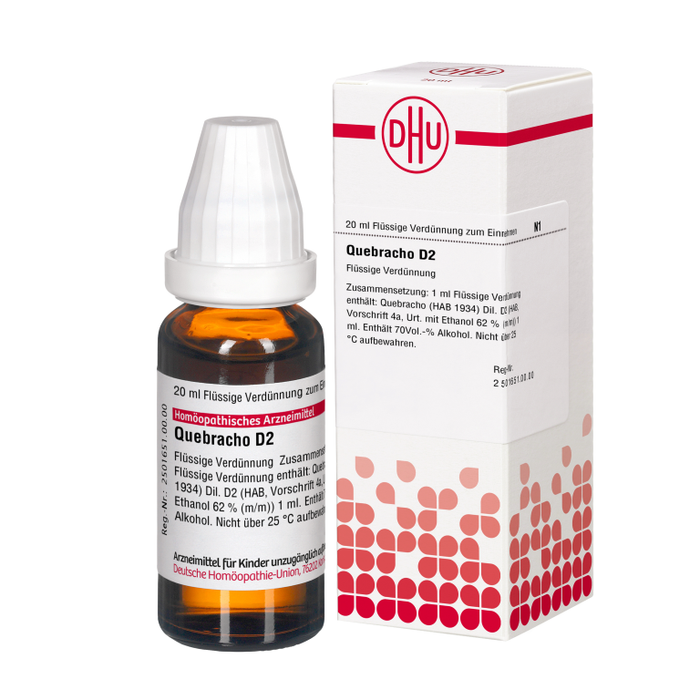 Quebracho D2 DHU Dilution, 20 ml Lösung