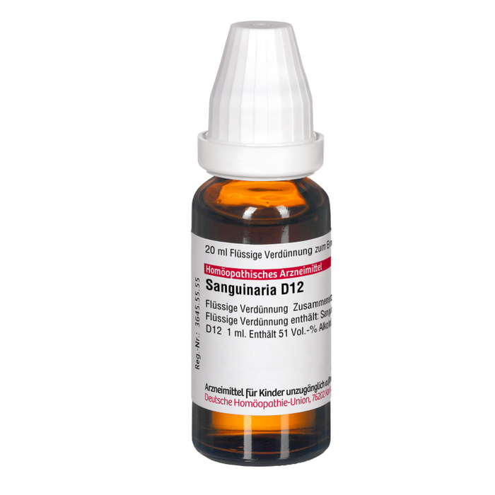 DHU Sanguinaria D12 Dilution, 20 ml Lösung