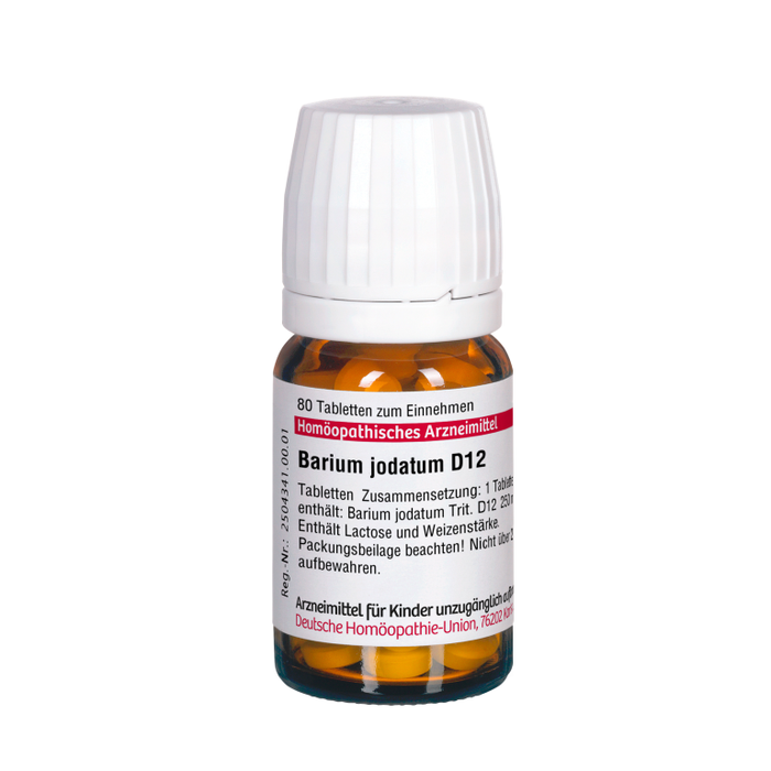 DHU Barium jodatum D12 Tabletten, 80 St. Tabletten