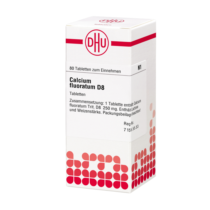 DHU Calcium fluoratum D8 Tabletten, 80 St. Tabletten