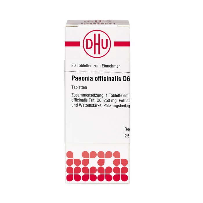 DHU Paeonia officinalis D6 Tabletten, 80 St. Tabletten