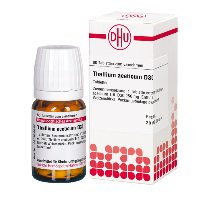 DHU Thallium aceticum D30 Tabletten, 80 pcs. Tablets