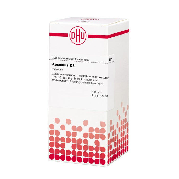 DHU Aesculus D3 Tabletten, 200 St. Tabletten