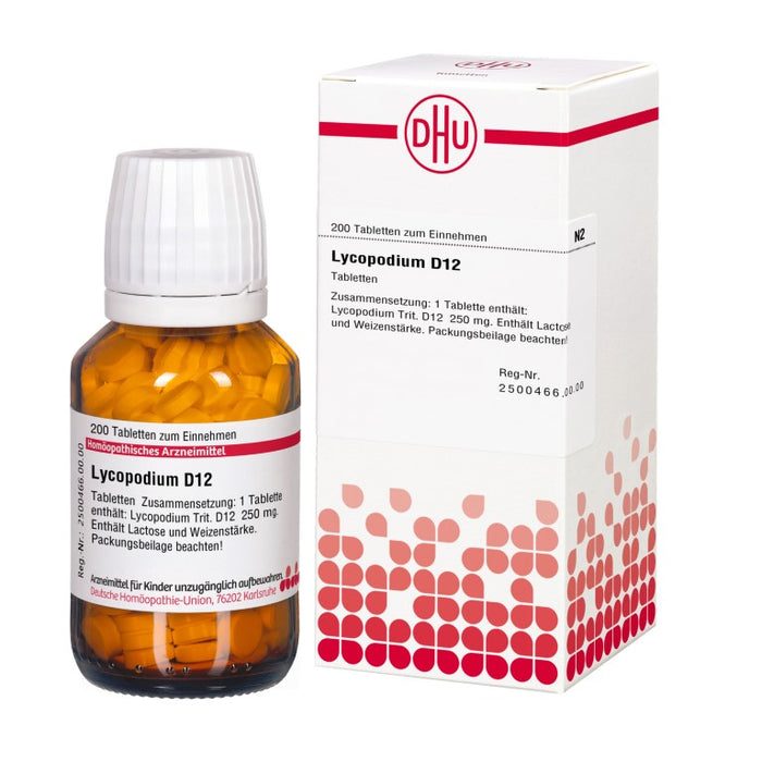 DHU Lycopodium D12 Tabletten, 200 St. Tabletten