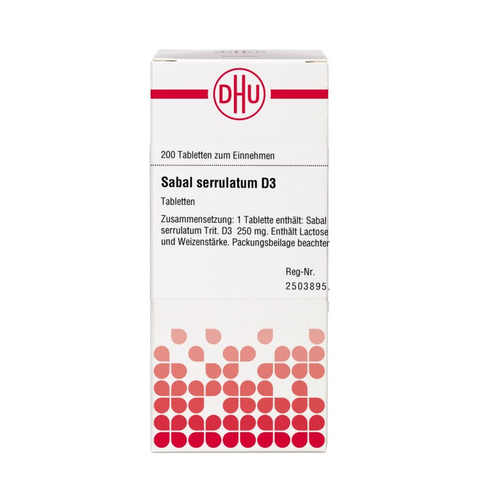 Sabal serrulatum D3 DHU Tabletten, 200 St. Tabletten