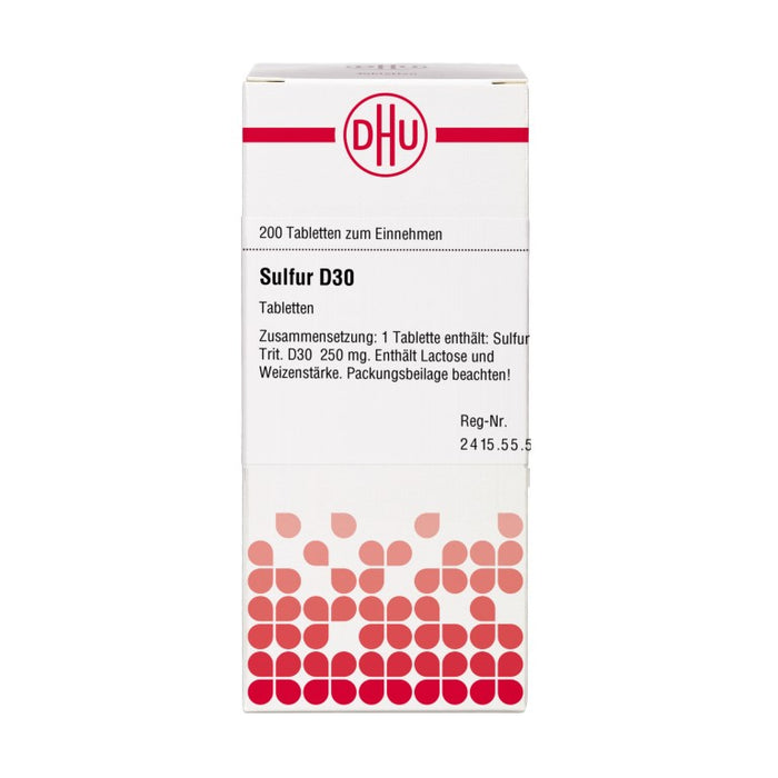 DHU Sulfur D30 Tabletten, 200 St. Tabletten