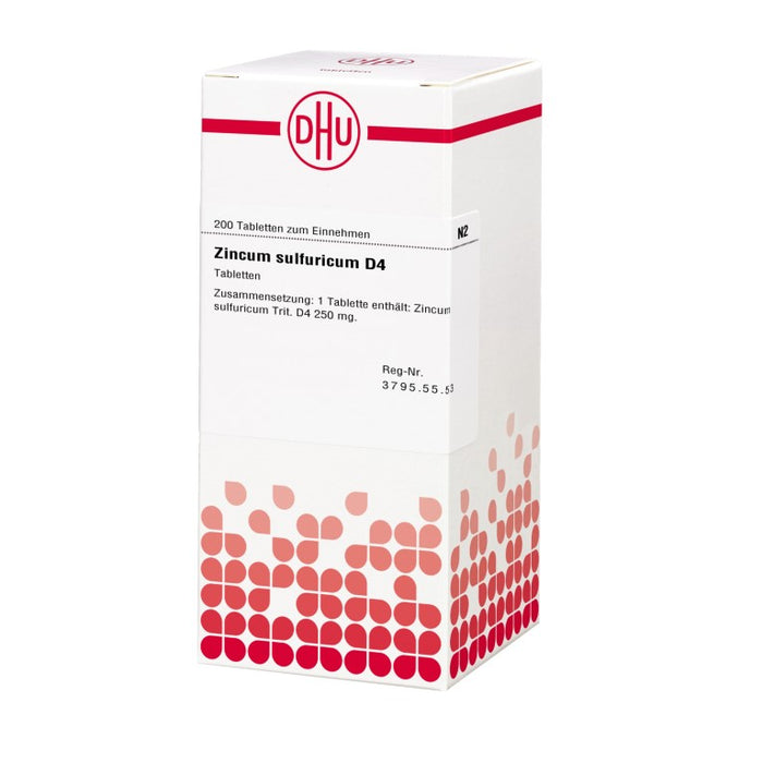 Zincum sulfuricum D4 DHU Tabletten, 200 St. Tabletten