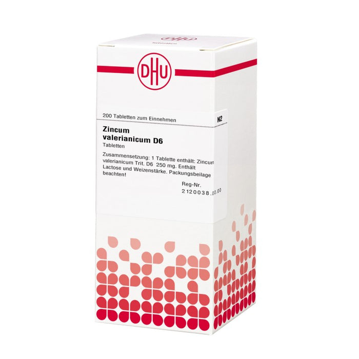 DHU Zincum valerianicum D6 Tabletten, 200 St. Tabletten