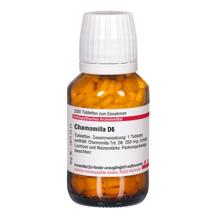 DHU Chamomilla D6 Tabletten, 200 St. Tabletten