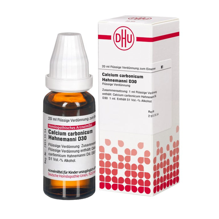 DHU Calcium carbonicum Hahnemanni D30 Dilution, 20 ml Lösung