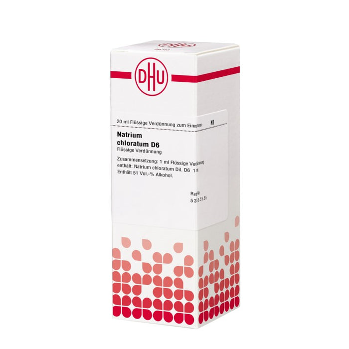 DHU Natrium chloratum D6 Dilution, 20 ml Lösung