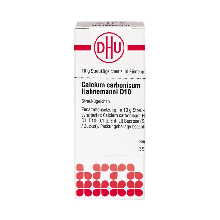 DHU Calcium carbonicum Hahnemanni D10 Streukügelchen, 10 g Globuli