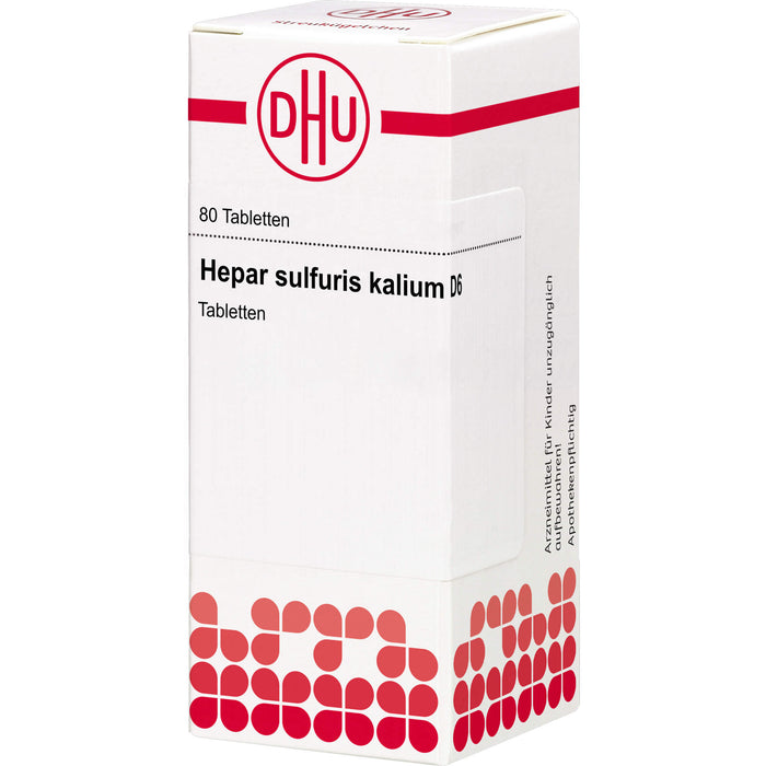 DHU Hepar sulfuris kalinum D6 Tabletten, 80 St. Tabletten