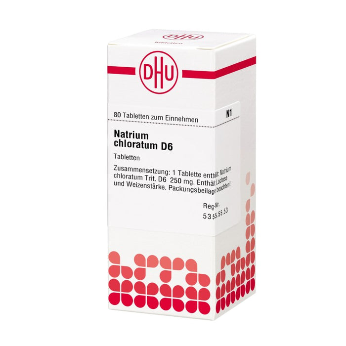 DHU Natrium chloratum D6 Tabletten, 80 pc Tablettes