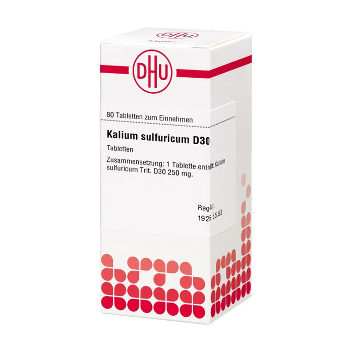 Kalium sulfuricum D30 DHU Tabletten, 80 St. Tabletten