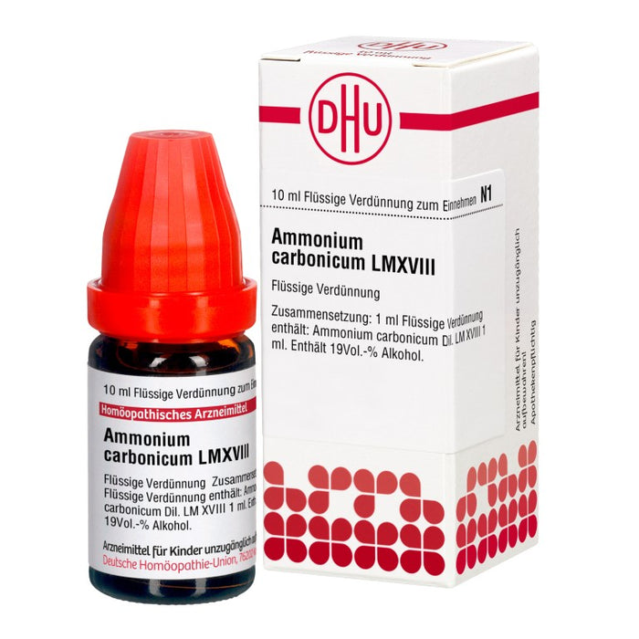 Ammonium carbonicum LM XVIII DHU Dilution, 10 ml Lösung