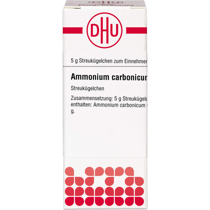 Ammonium carbonicum LM VI DHU Globuli, 5 g Globuli