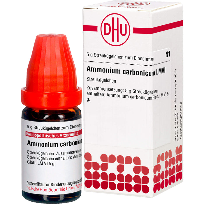 DHU Ammonium carbonicum LM VI Streukügelchen, 5 g Globules