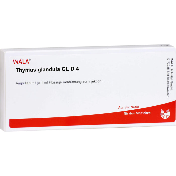 Thymus Glandula Gl D4 Wala Ampullen, 10 St. Ampullen