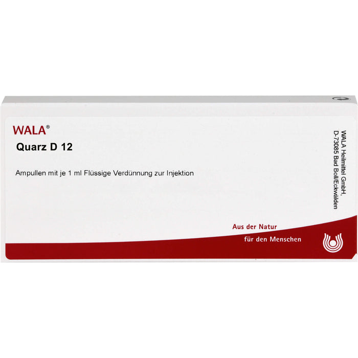 Quarz D12 Wala Ampullen, 10X1 ml AMP