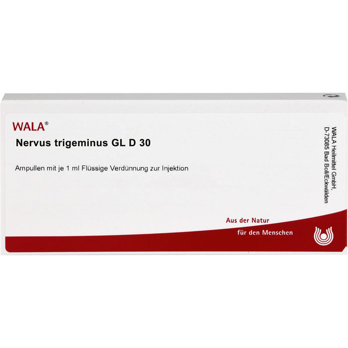 WALA Nervus trigeminus Gl D30 flüssige Verdünnung, 10 St. Ampullen