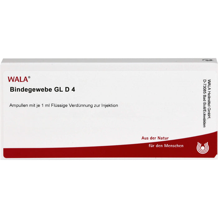 WALA Bindegewebe GI D4 flüssige Verdünnung, 10 pc Ampoules