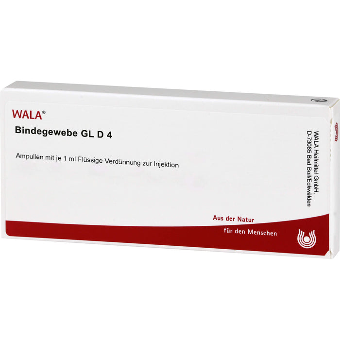 WALA Bindegewebe GI D4 flüssige Verdünnung, 10 pc Ampoules