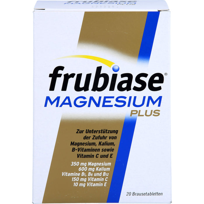 frubiase Magnesium plus Brausetabletten, 20 St. Tabletten