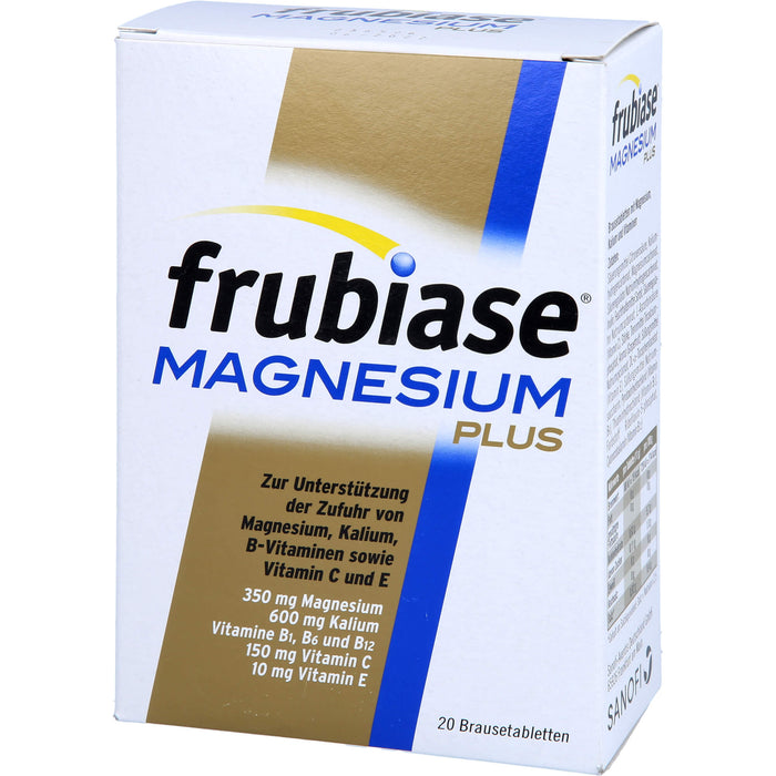 frubiase Magnesium plus Brausetabletten, 20 St. Tabletten