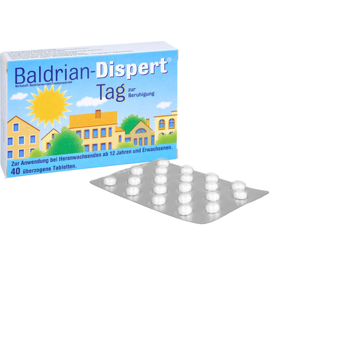 Baldrian-Dispert Tag überzogene Tabletten, 40 St UTA