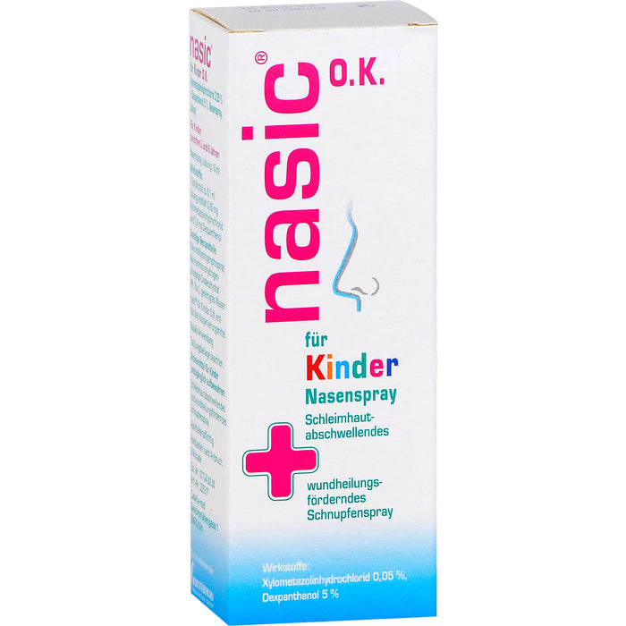 Nasic O.K. für Kinder Nasenspray, 10 ml Lösung