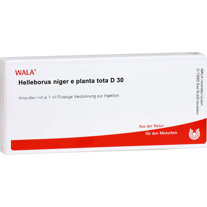 WALA Helleborus niger e planta tota D30 flüssige Verdünnung, 10 pcs. Ampoules