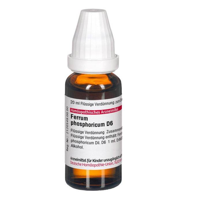 DHU Ferrum phosphoricum D6 Dilution, 20 ml Lösung