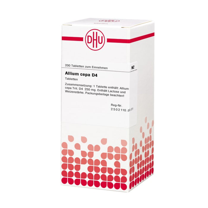 DHU Allium cepa D4 Tabletten, 200 St. Tabletten