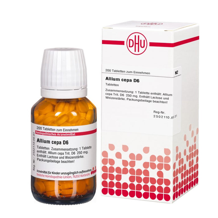 DHU Allium cepa D6 Tabletten, 200 St. Tabletten