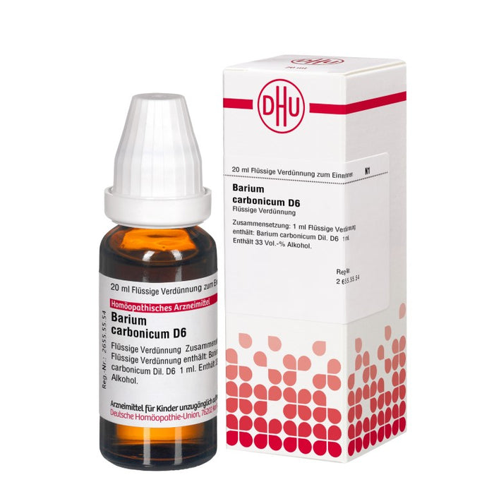 DHU Barium carbonicum D 6 Flüssige Verdünnung, 20 ml Lösung