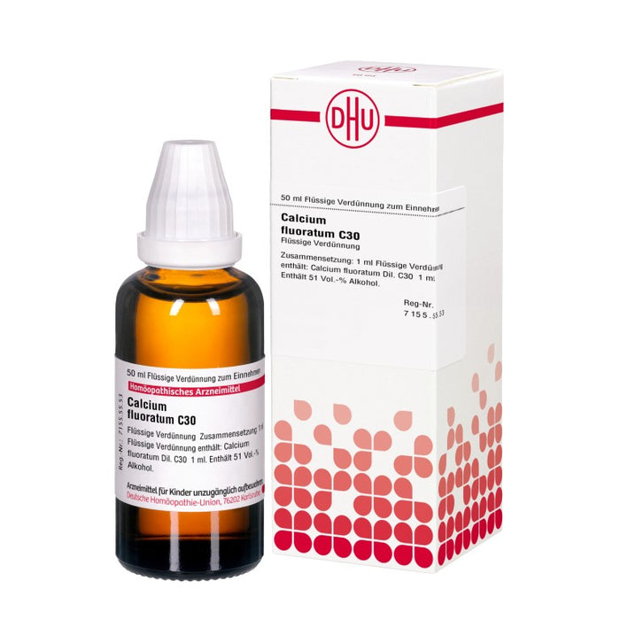 Calcium fluoratum C30 DHU Dilution, 50 ml Lösung