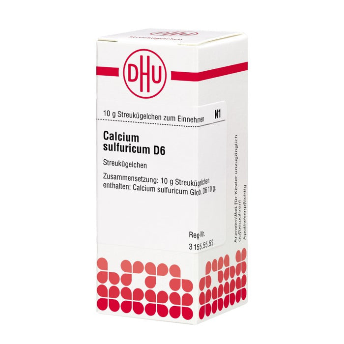 DHU Calcium sulfuricum D6 Streukügelchen, 10 g Globuli