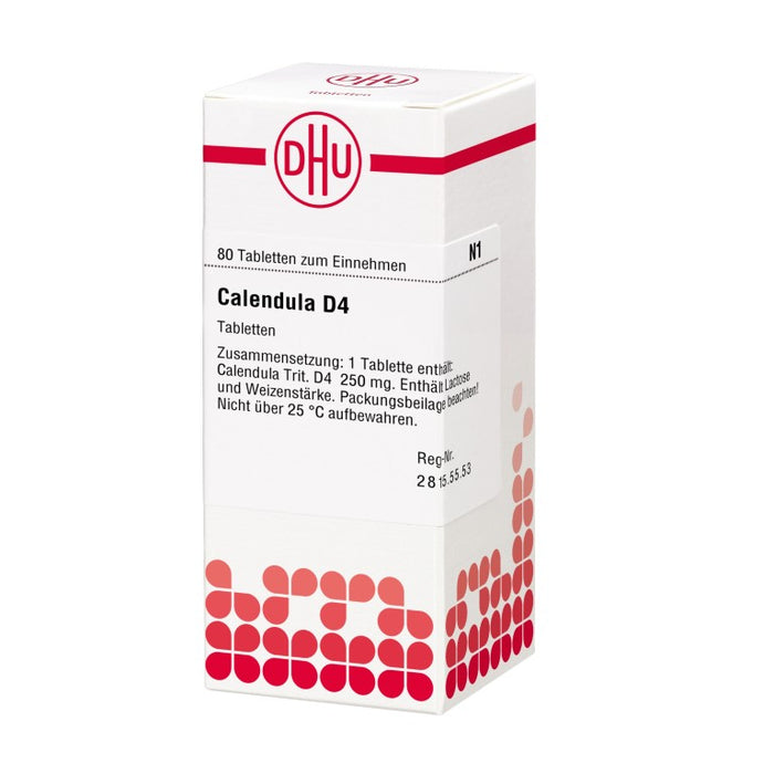 DHU Calendula D4 Tabletten, 80 pc Tablettes