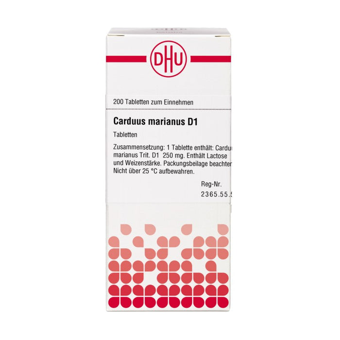 DHU Carduus marianus D1 Tabletten, 200 St. Tabletten