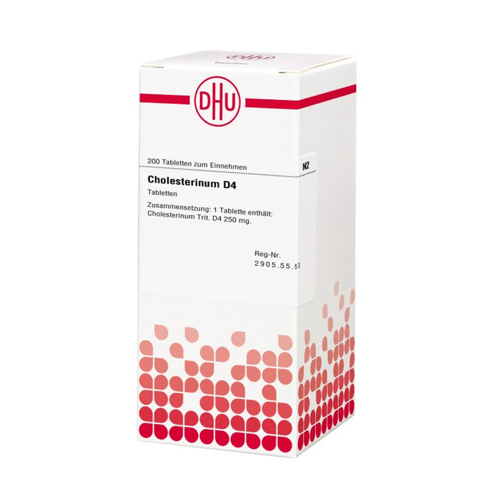 DHU Cholesterinum D4 Tabletten, 200 St. Tabletten