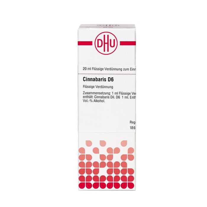 Cinnabaris D6 DHU Dilution, 20 ml Lösung