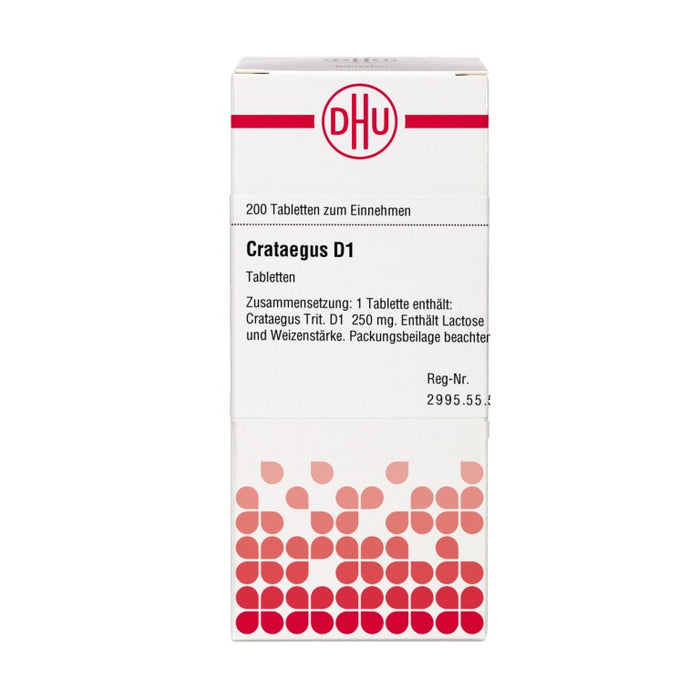 DHU Crataegus D1 Tabletten, 200 St. Tabletten