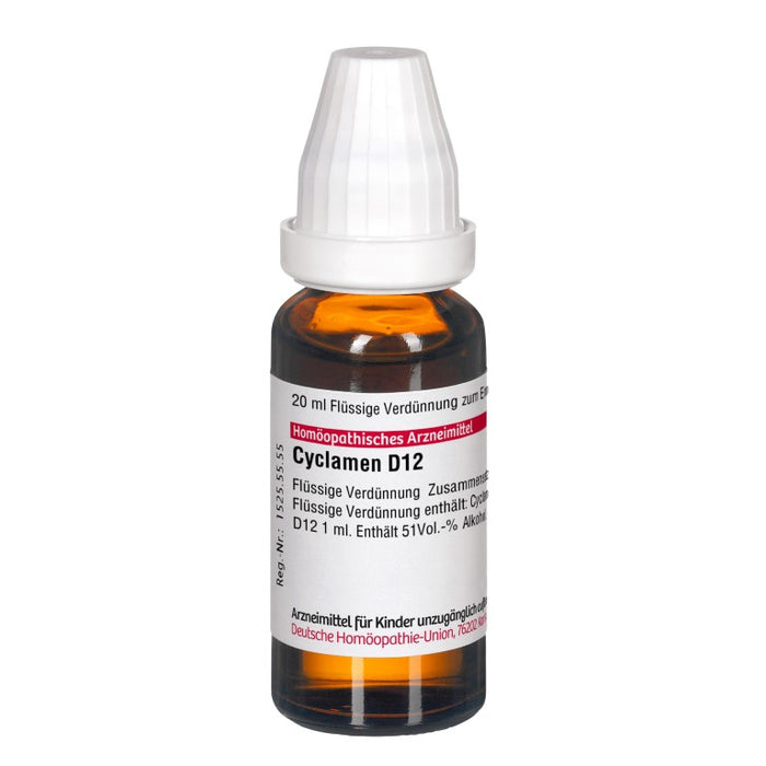 DHU Cyclamen D12 Dilution, 20 ml Lösung