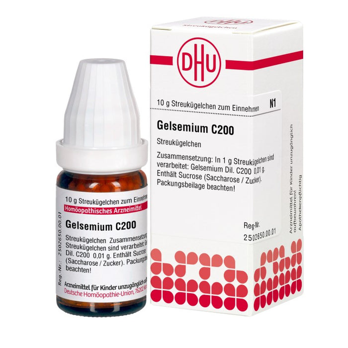 DHU Gelsemium C200 Streukügelchen, 10 g Globuli