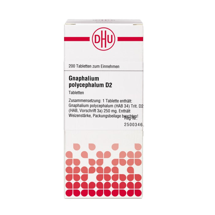 Gnaphalium polycephalum D2 DHU Tabletten, 200 St. Tabletten