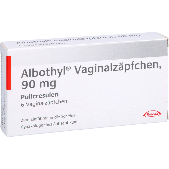 Albothyl Vaginalzäpfchen, 90 mg, 5 St. Zäpfchen