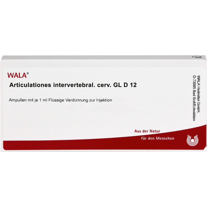 Articulationes interv. cerv. Gl D12 Wala Ampullen, 10X1 ml AMP