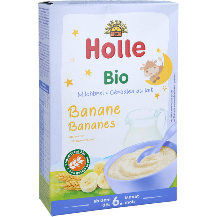 Holle Bio-Milchbrei Banane, 250 g Powder